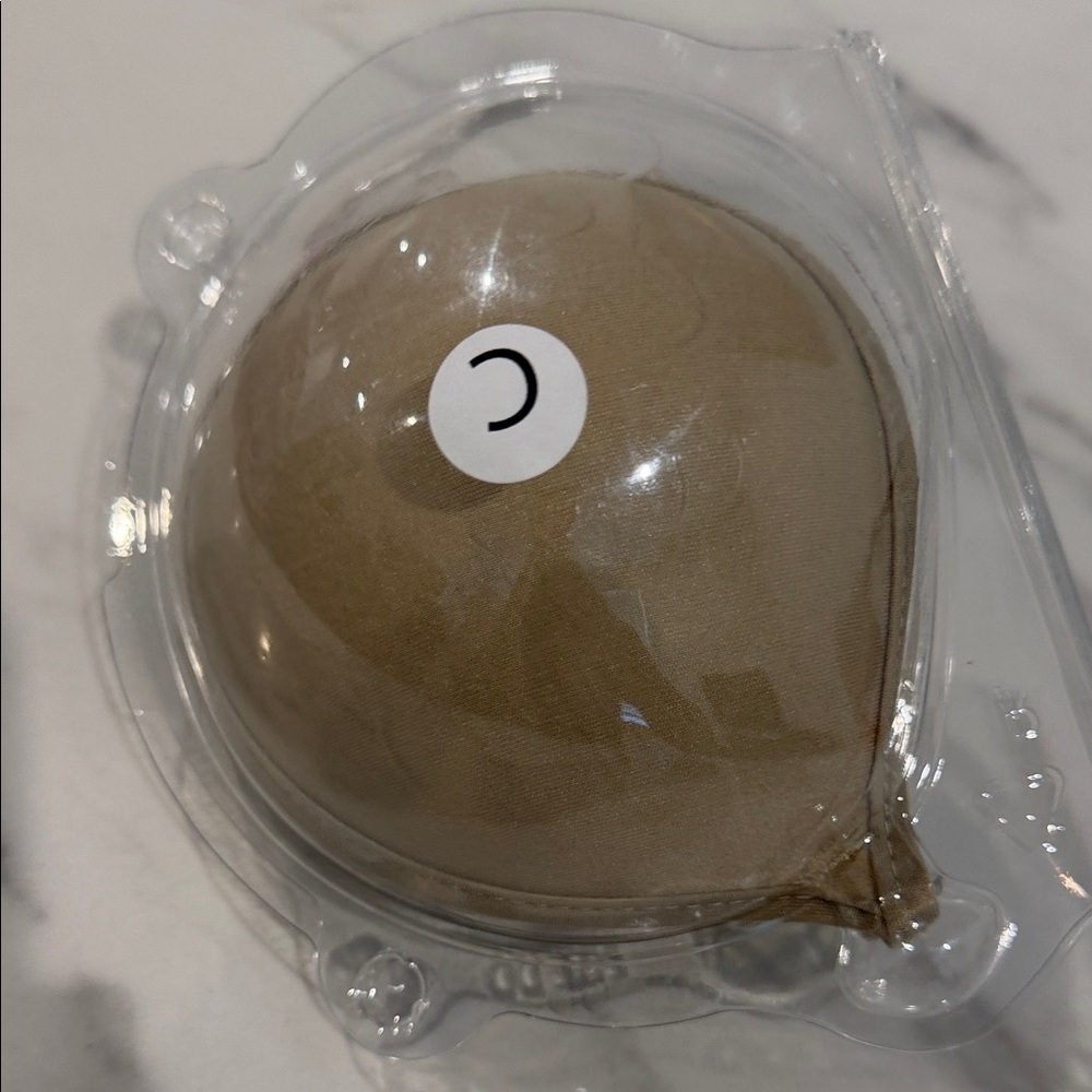 Beige Adhesive Bra Cup